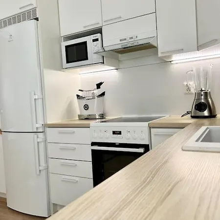 Moderni Yksioe Laehellae Keskustaa/ Modern Near Center Apartamento *